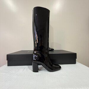 Saint Laurent Patent Leather Boots